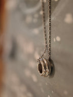 Axis Ring Chain 925 Silver Necklace