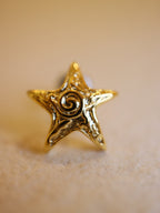 Starlight Spiral Stud Earrings
