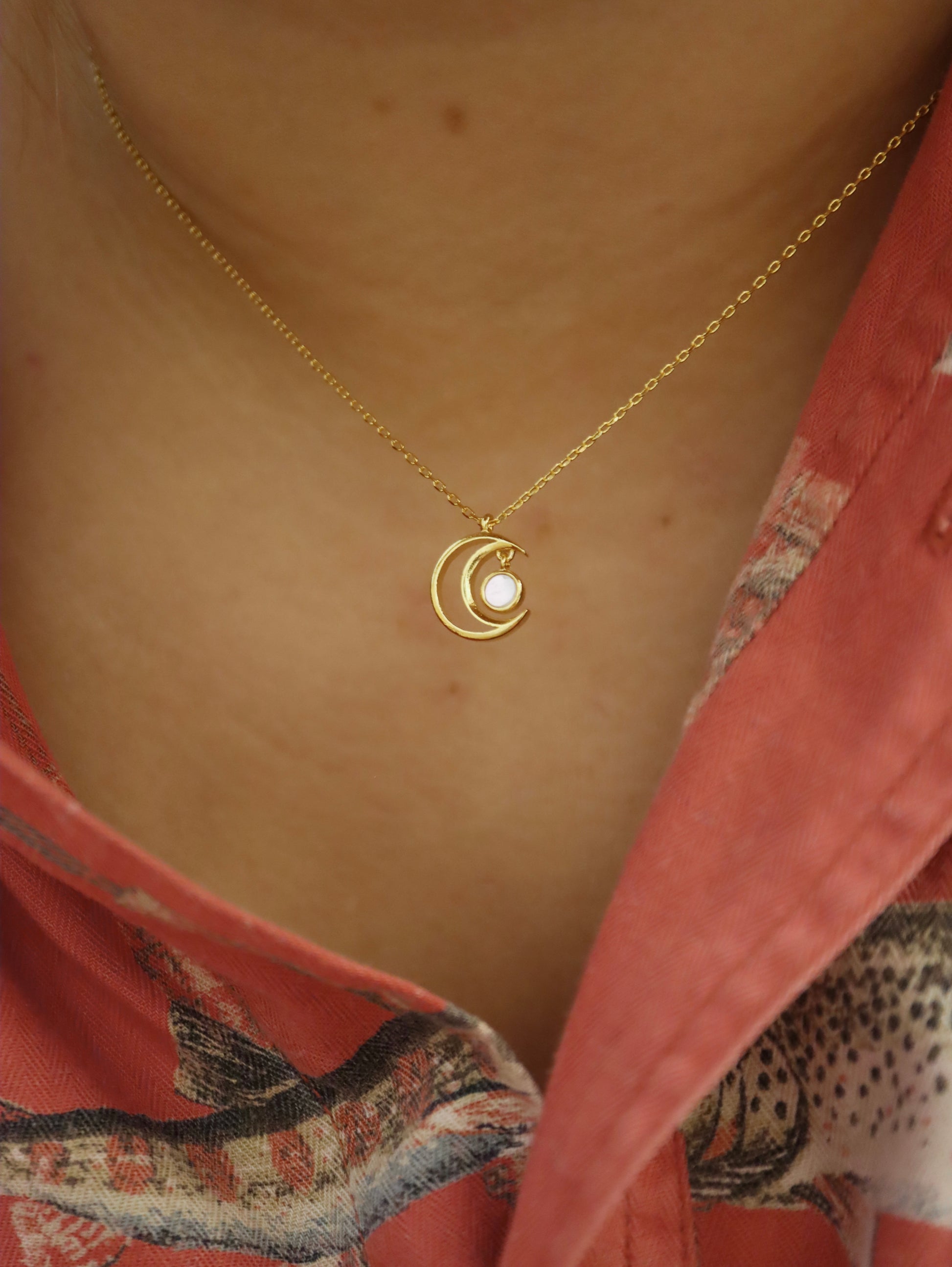 Crescent 🌙 moon necklace