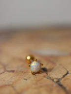 Opal screw ball end piercing