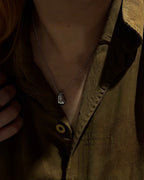 Pebble Pendant Stainless Steel Necklace