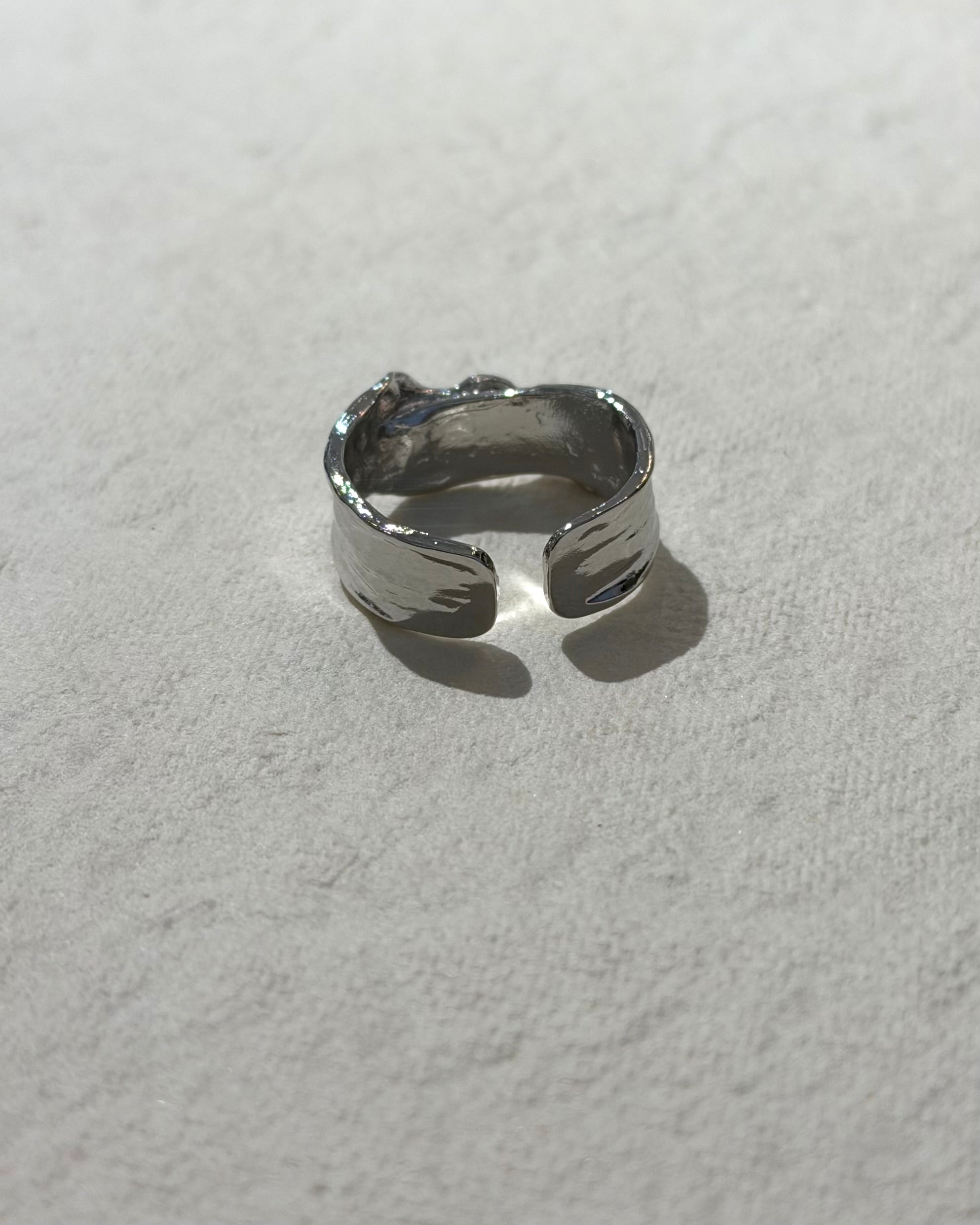 Melted Knot Brass Ring
