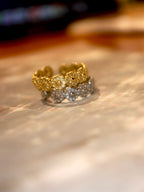 Daisy Band Open Size Stainless Steel Ring