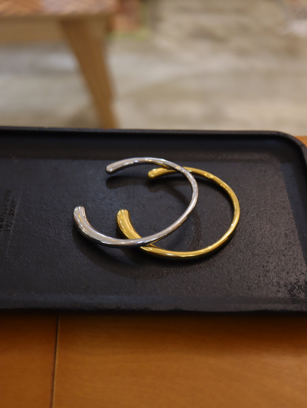 Open size stainless steel bangle