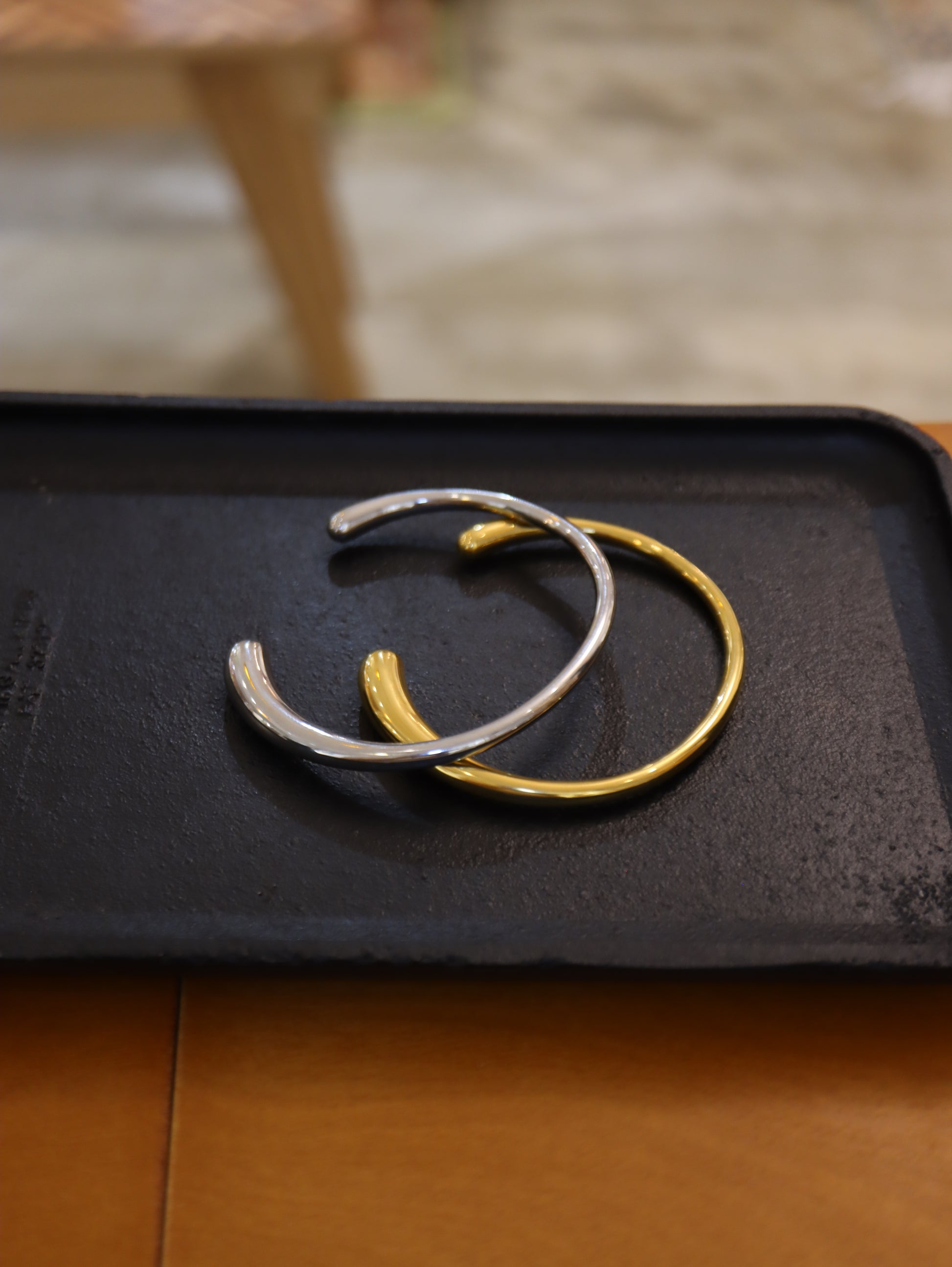 Open size stainless steel bangle