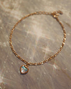 Aura Heart Chain 925 silver Bracelet