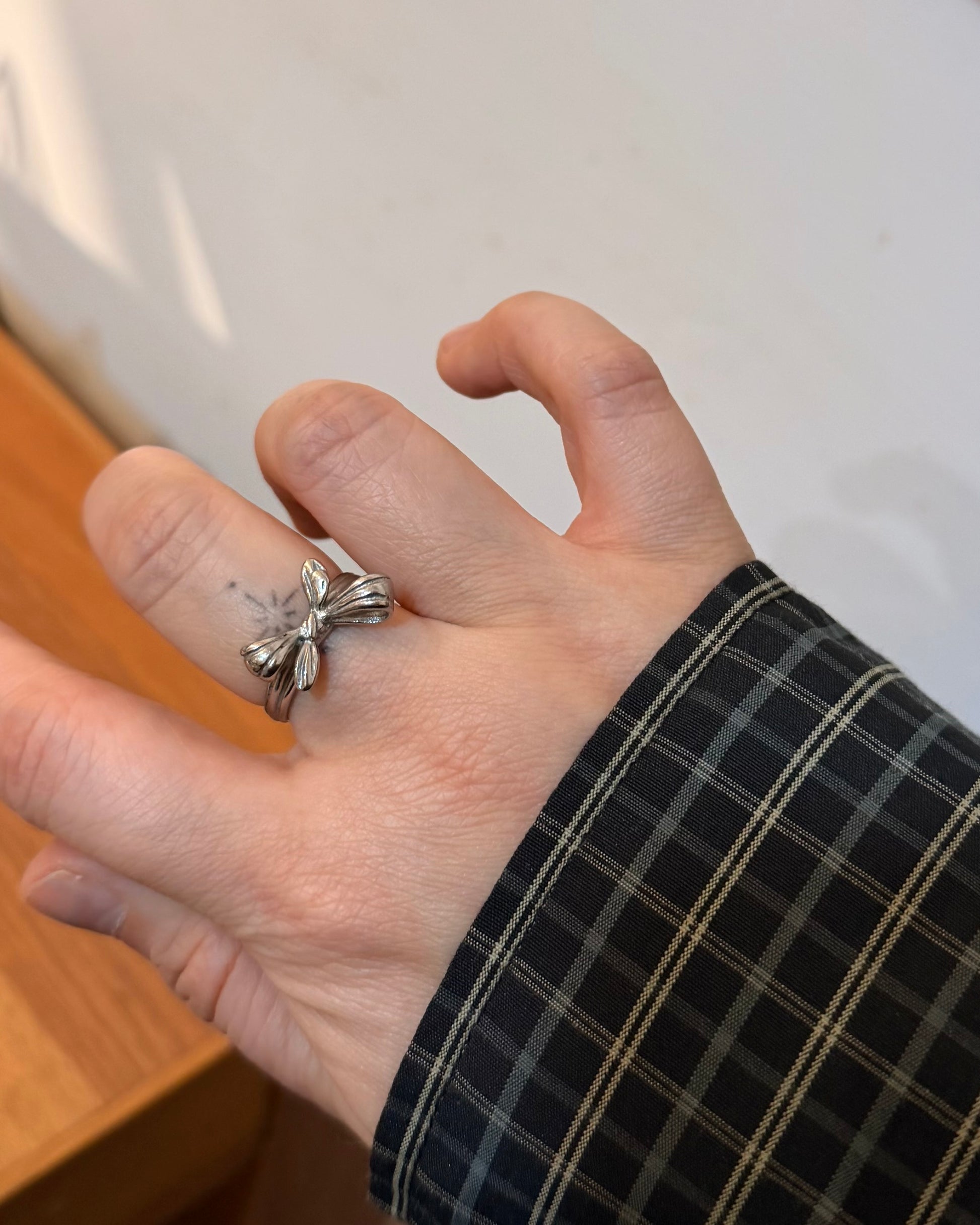 Ribbon stainless steel ring