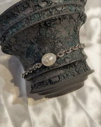 Pearl chain flexi stainless steel bracelet