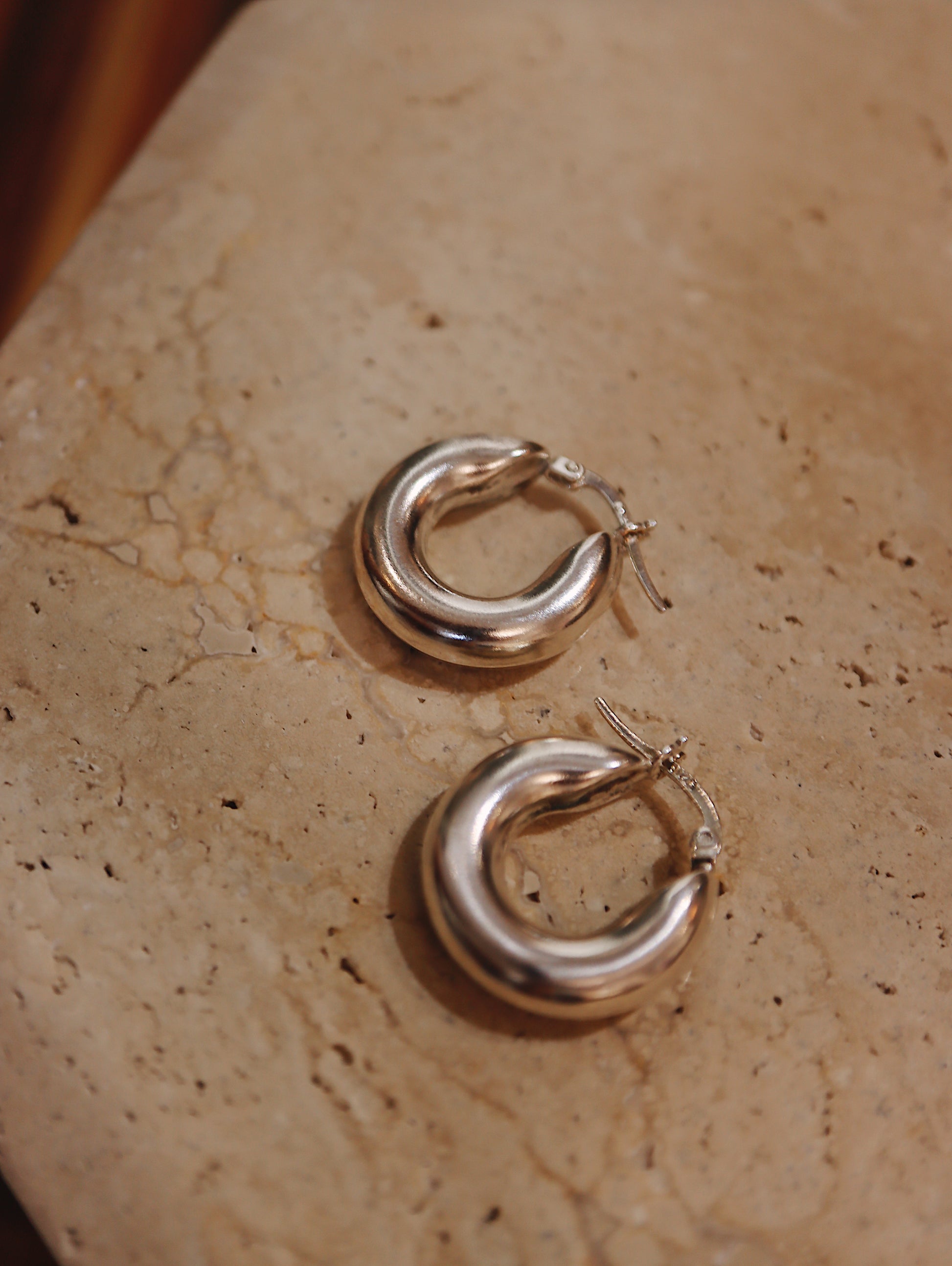 Pure Hoop Silver925 earrings