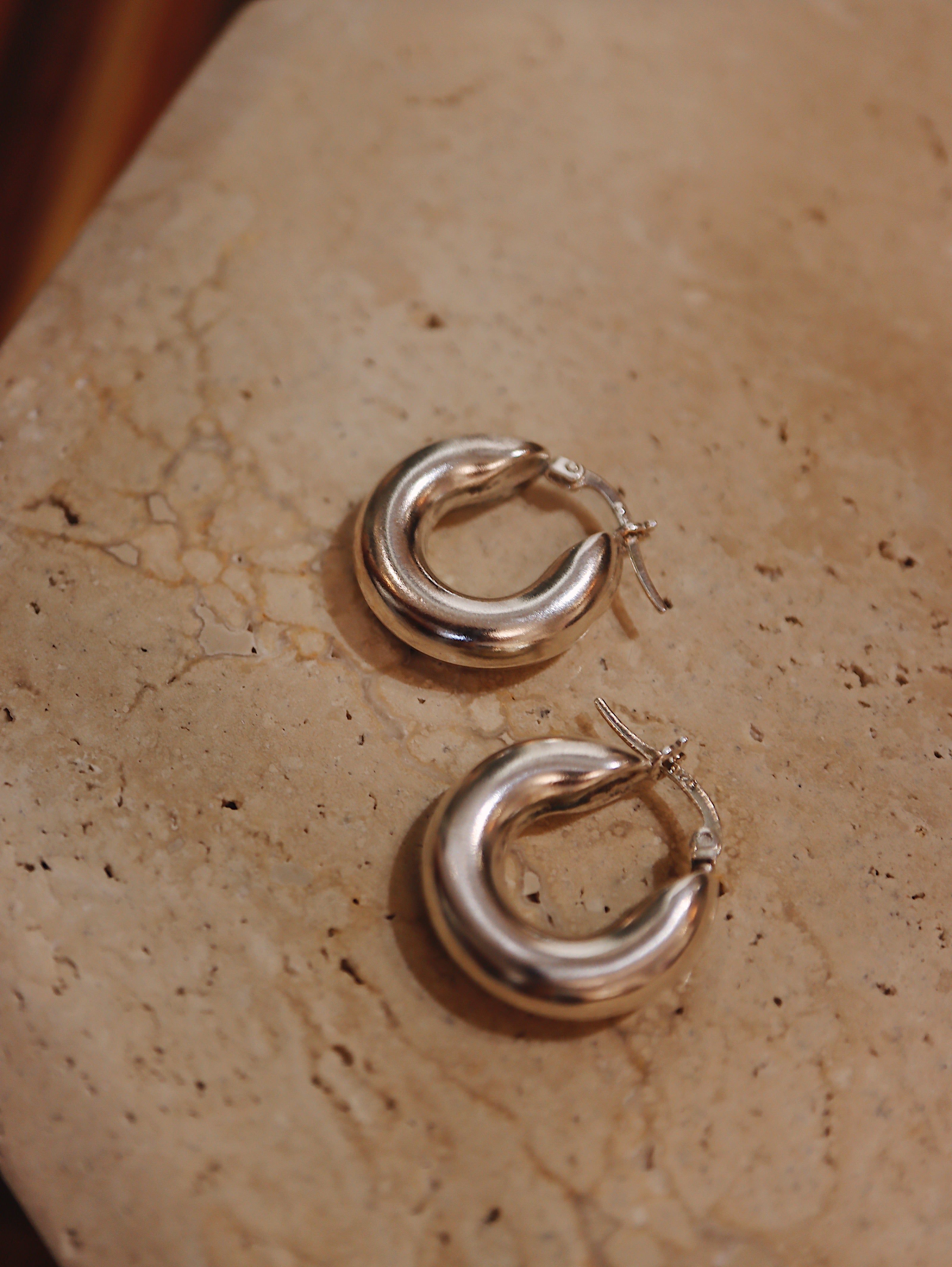 Pure Hoop Silver925 earrings