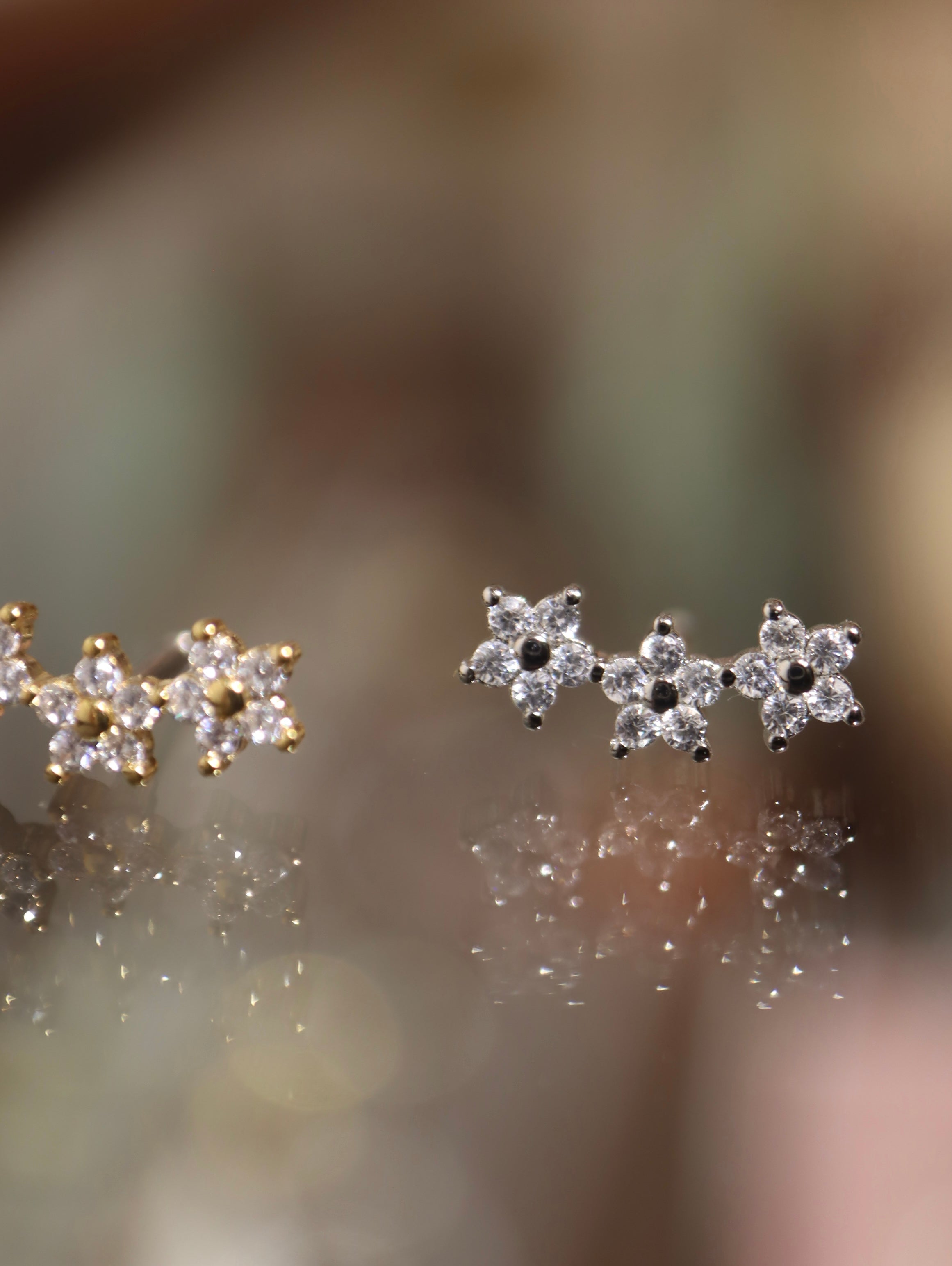 Trio Flora Stud Piercing Earring (1pc)