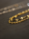 Double chain stainless steel bracelets