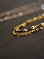 Double chain stainless steel bracelets