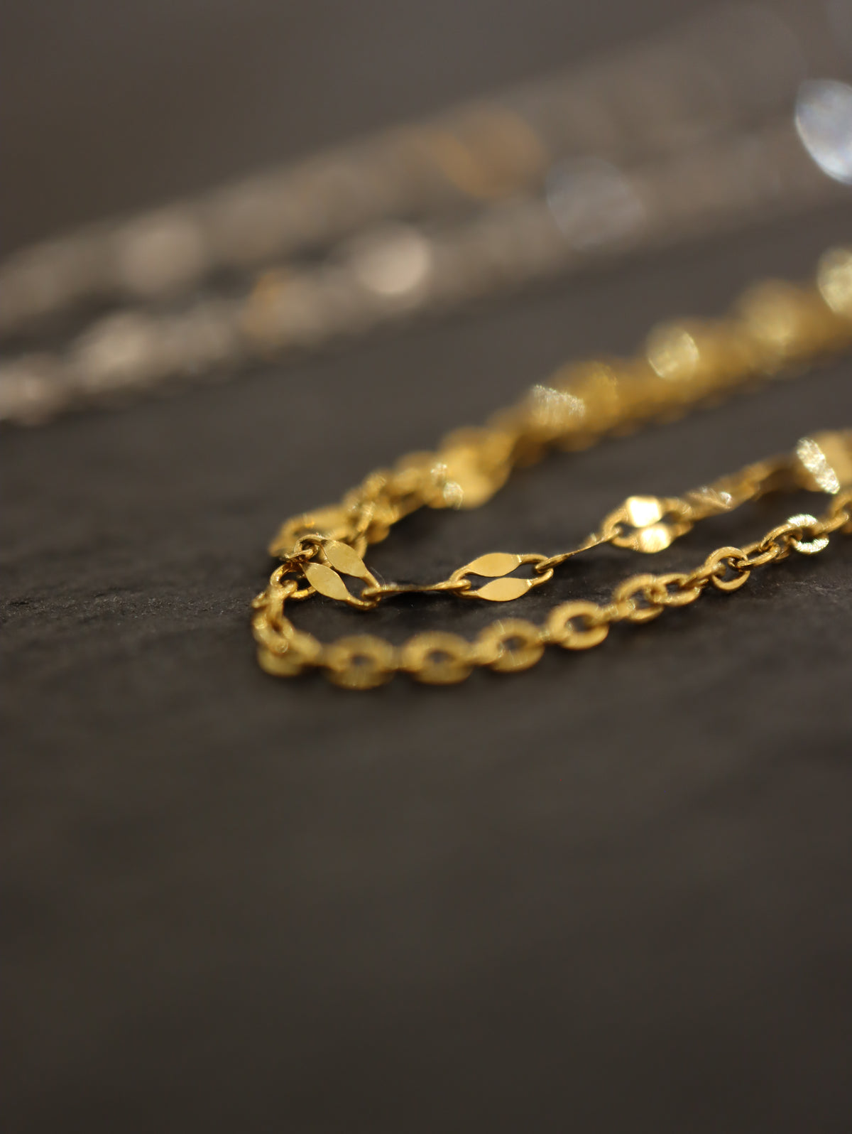 Double chain stainless steel bracelets