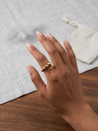 Orbit Spiral Stainless Steel Unisex Ring