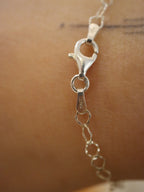 Amari Heart Coin Two Tone 925 Silver  Bracelet