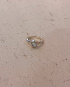 Blue Topaz 925 Silver Ring