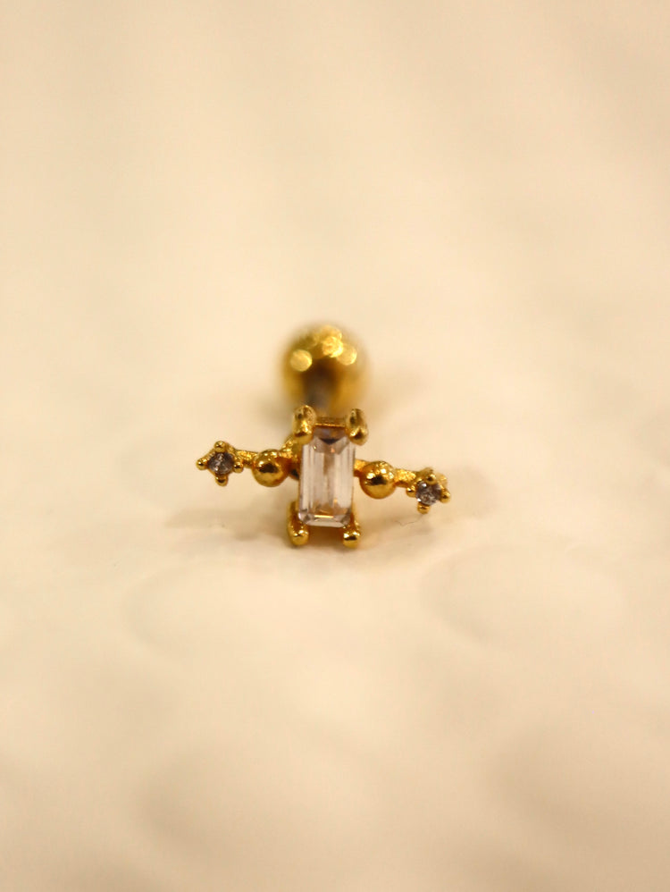 Orb cz Surgical Steel Stud Piercing (1pc)