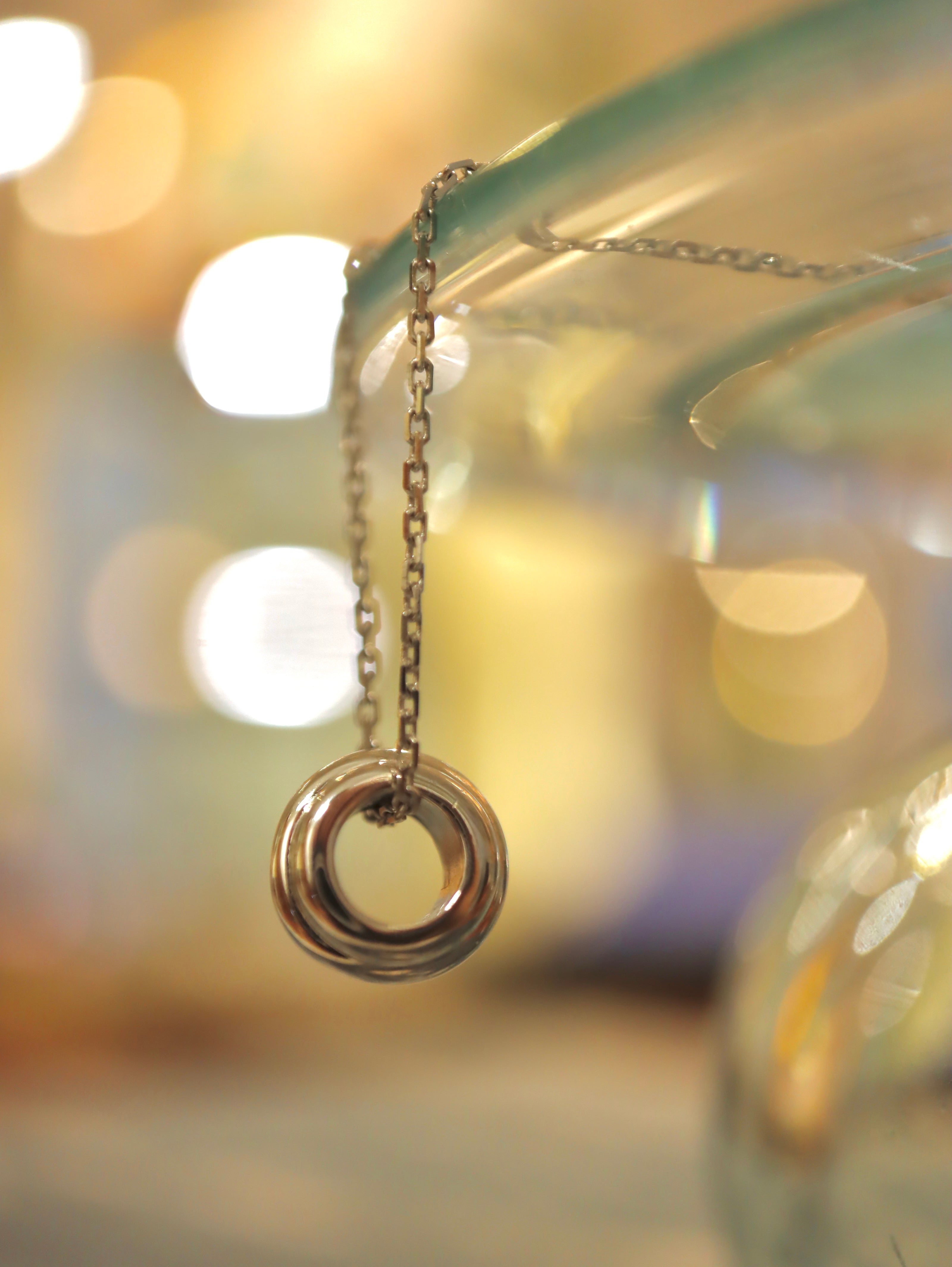 Axis Ring Chain 925 Silver Necklace