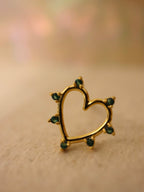 Stud heart earrings