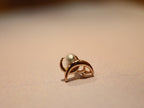Crescent star surgical steel piercing