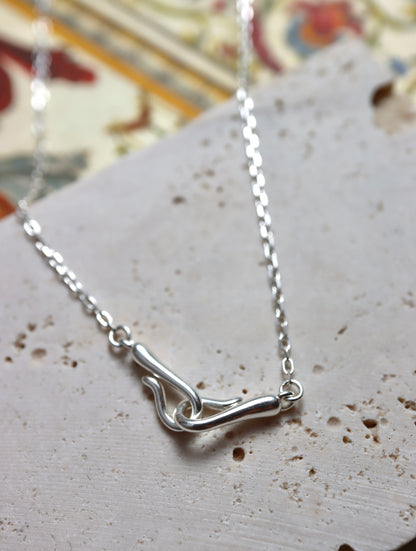 Front lock Silver925 necklace