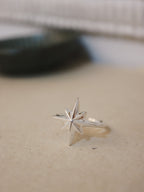 Sparkle ❇️ 925 silver open size ring