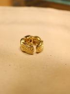 Braid clip-on earcuff