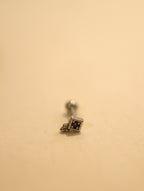 Cz stud surgical steel piercing earring (1pc)
