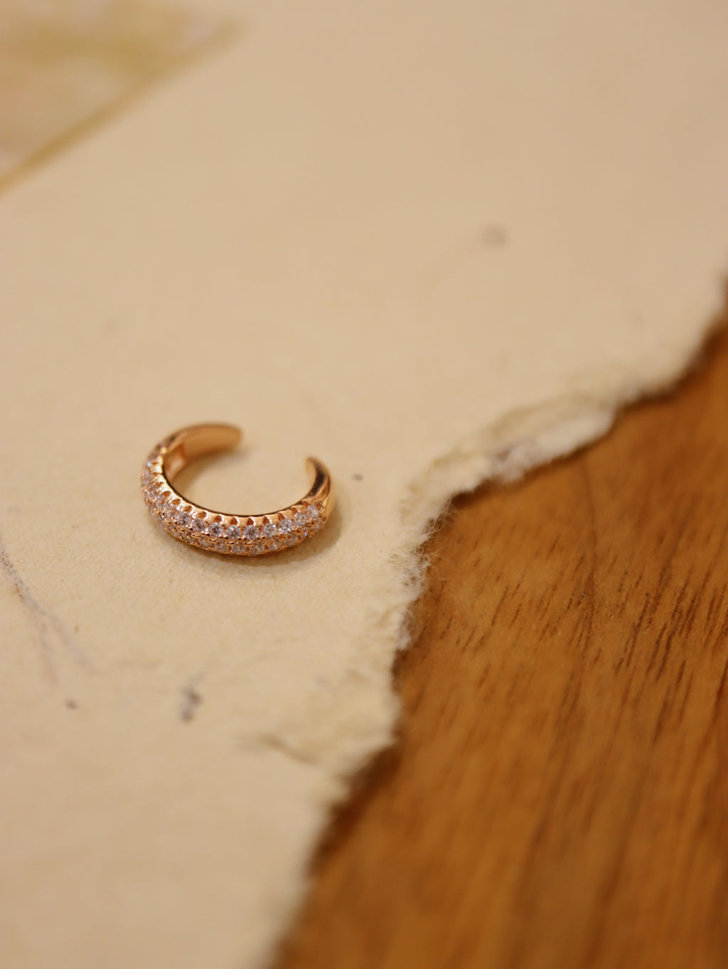 Cz sparkling 925 silver Earcuff