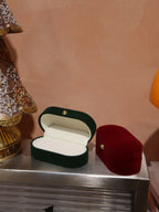 Velvet ring gift box