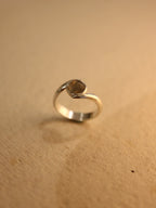 Aura labradorite pinky ring