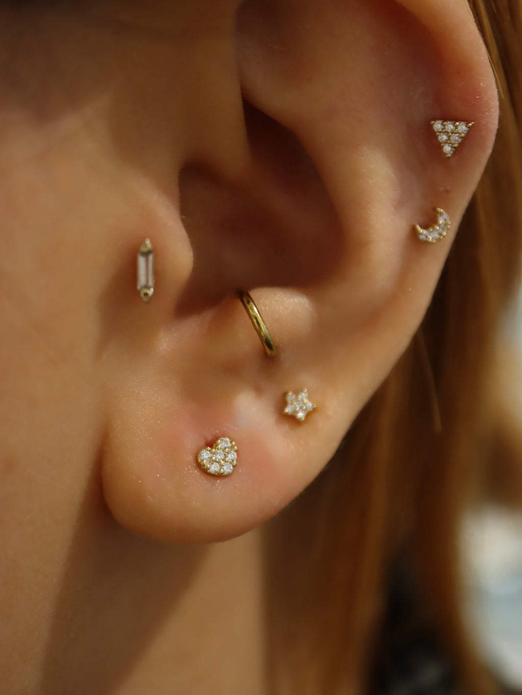 Celestial Whispers Stud Set (4pcs)