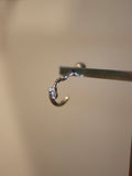 C-Ring Illusion Stud Surgical Steel Piercing (1pc)
