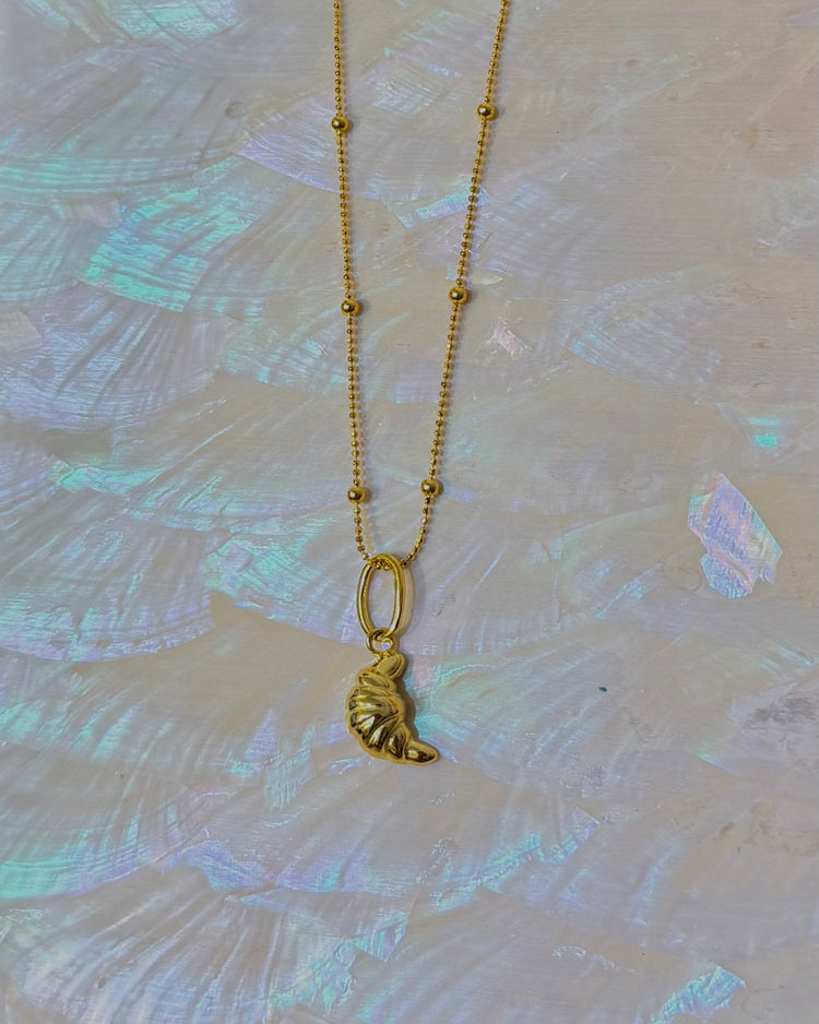 🥐 croissant 925 silver necklace