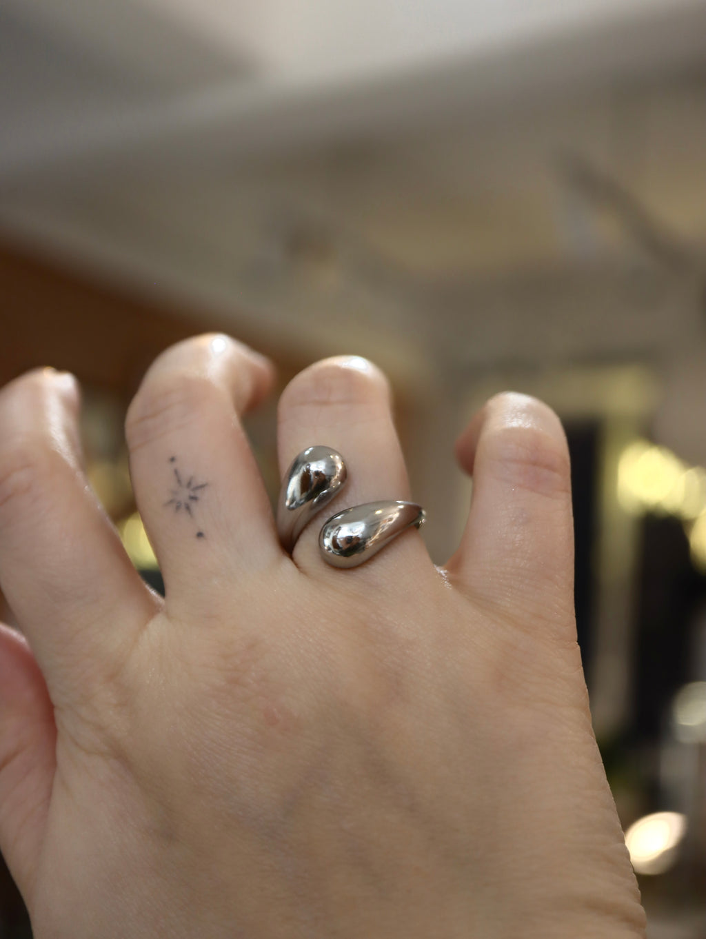 Wrap around stainless steel ring