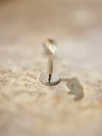 Swift Stud 925 Silver Flat back Piercing (1pc)