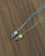 Sunflower necklace