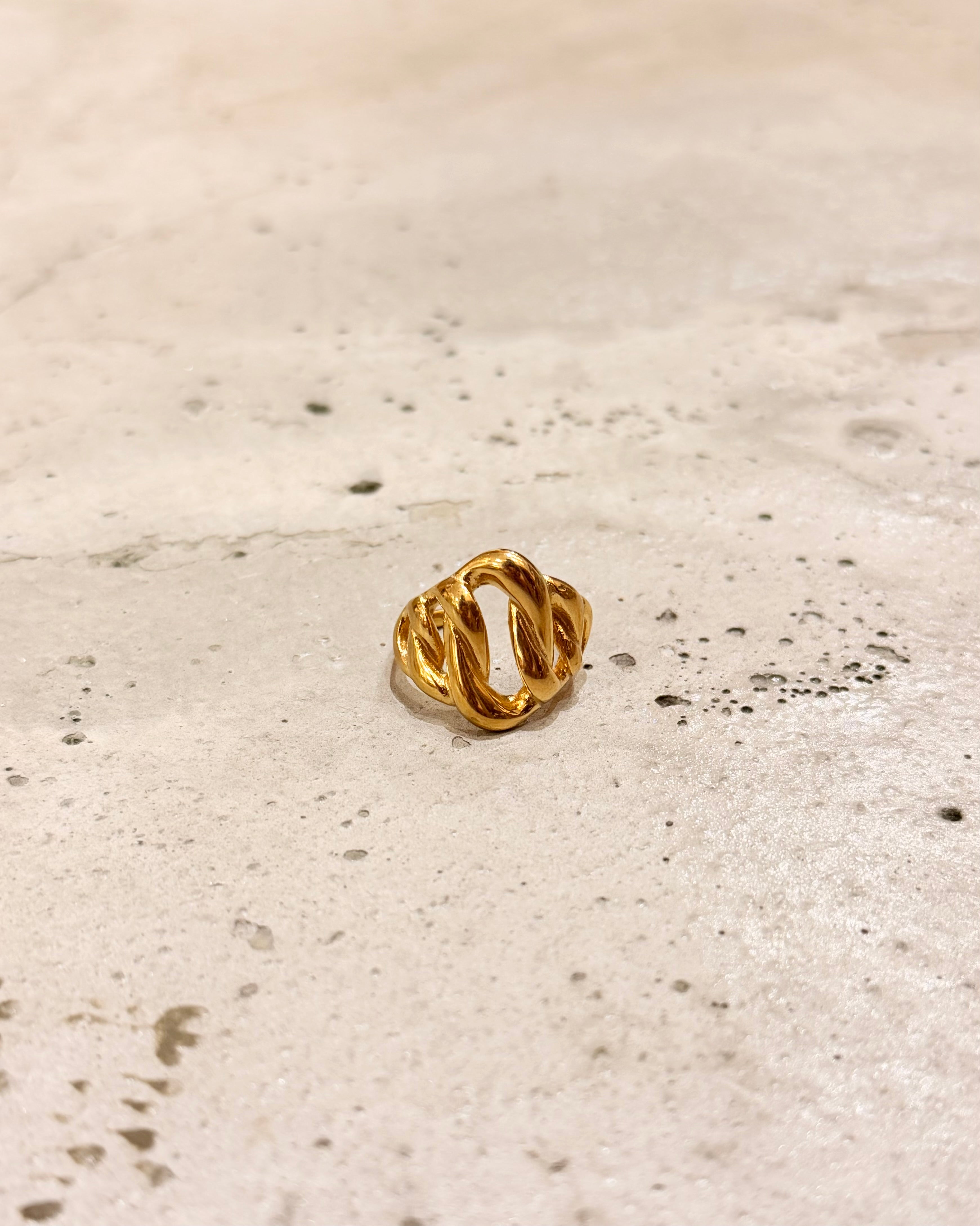Interlock stainless steel ring