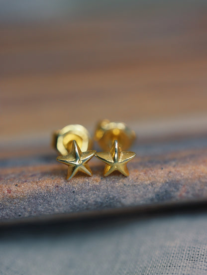 Mini star stud s925 earrings