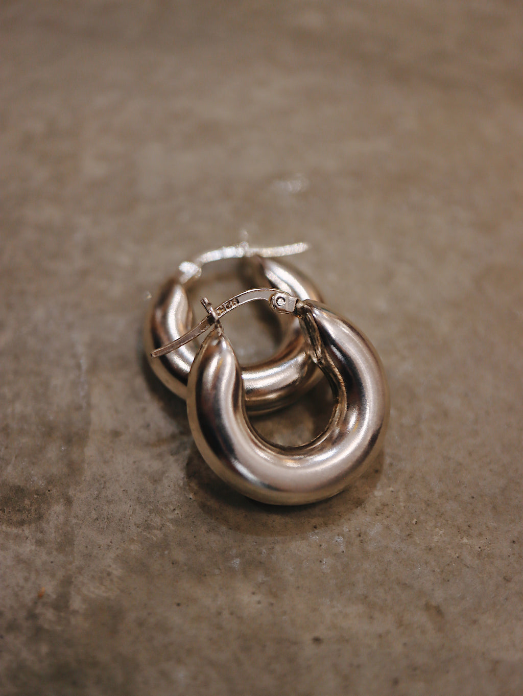 Pure Hoop Silver925 earrings