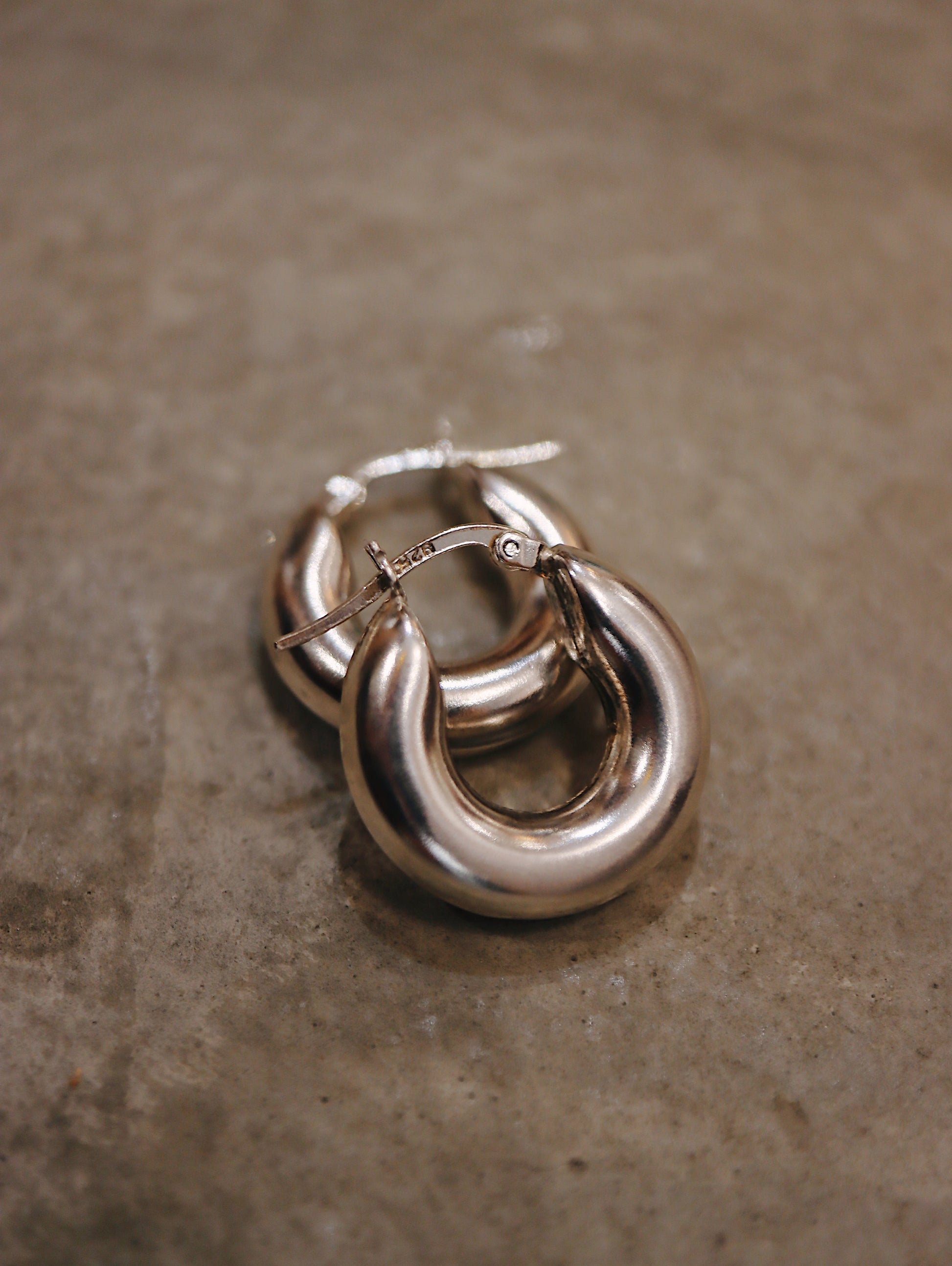 Pure Hoop Silver925 earrings