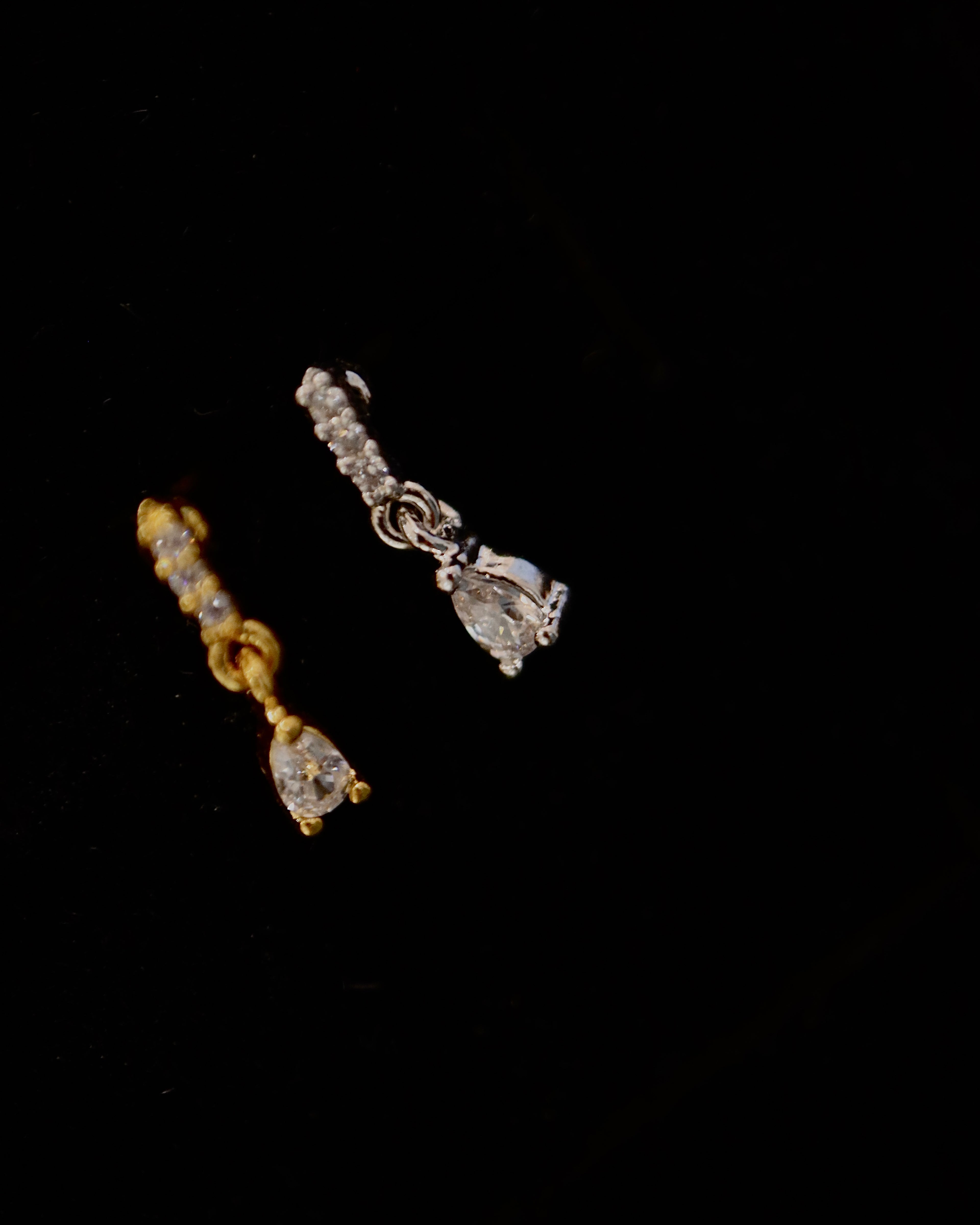 Seraphina Dangle Stud Cz Surgical Steel Earring Piercing (1pc)