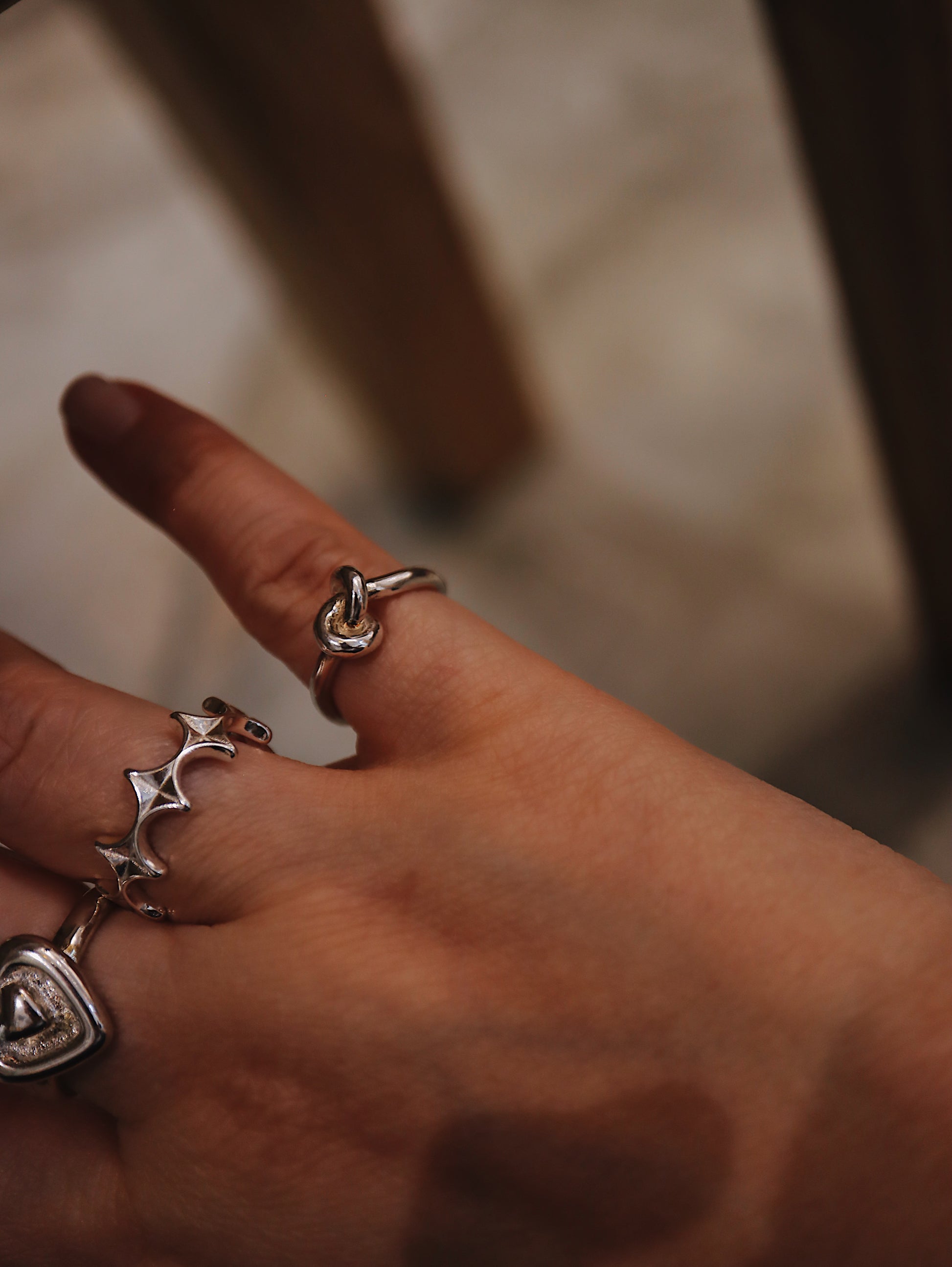 Knot silver925 ring (size 6)