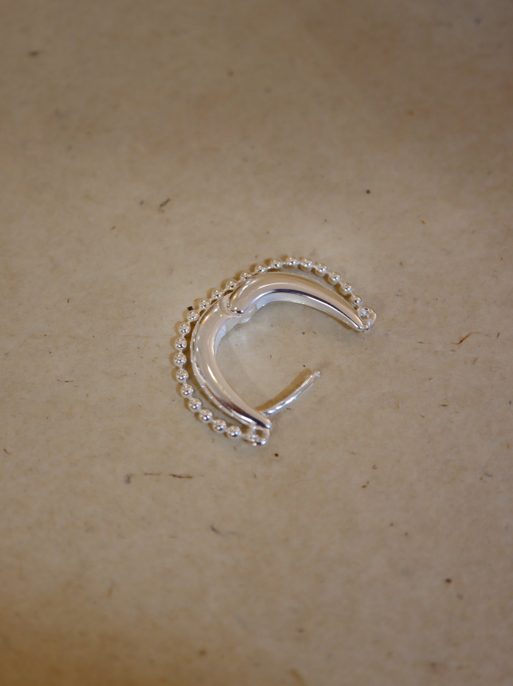 925 silver Aether Hoop Bead Earrings