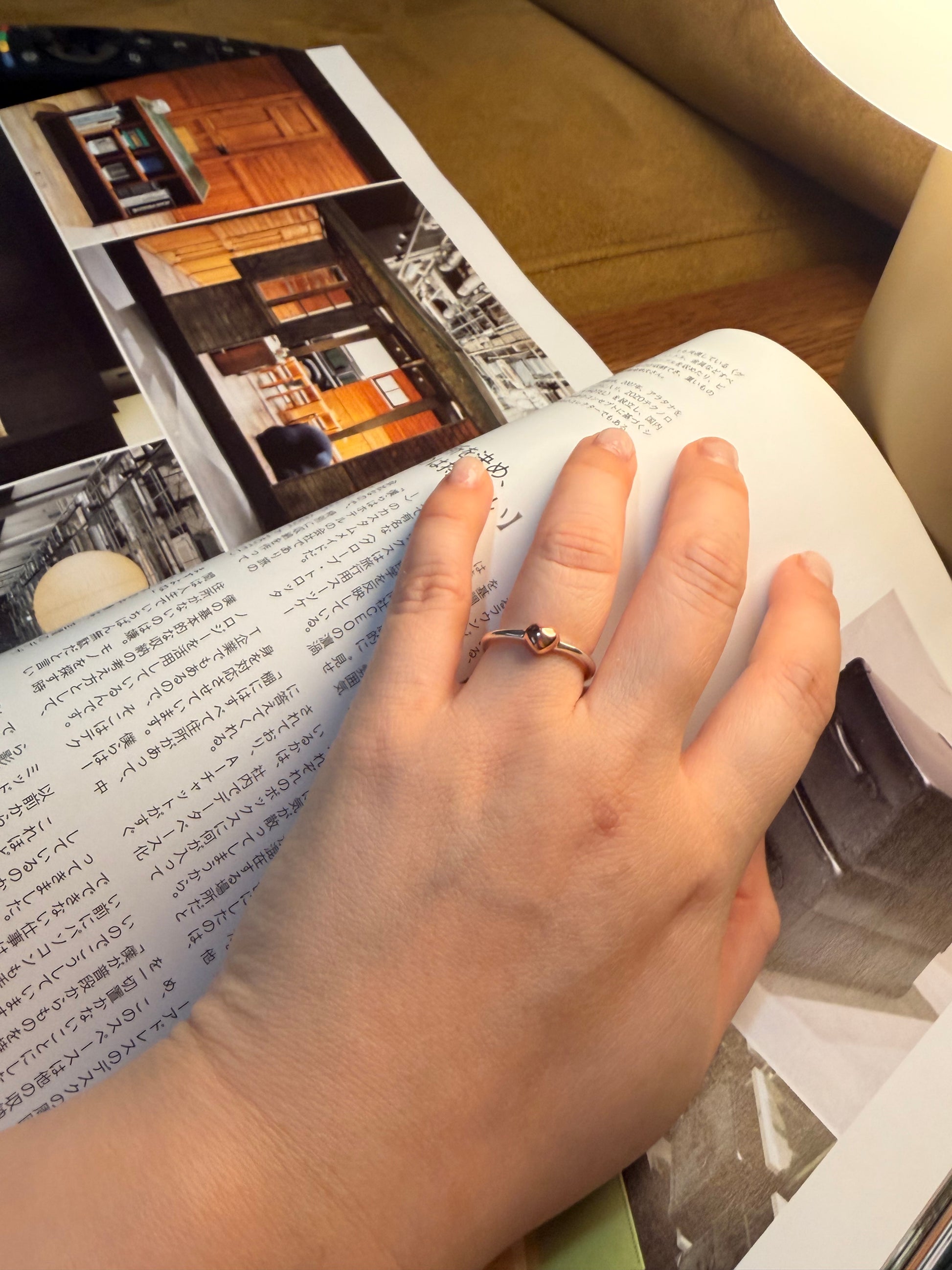 Rosegold heart silver925 ring