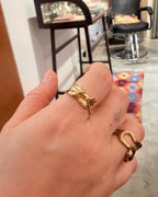 Melted Knot Brass Ring