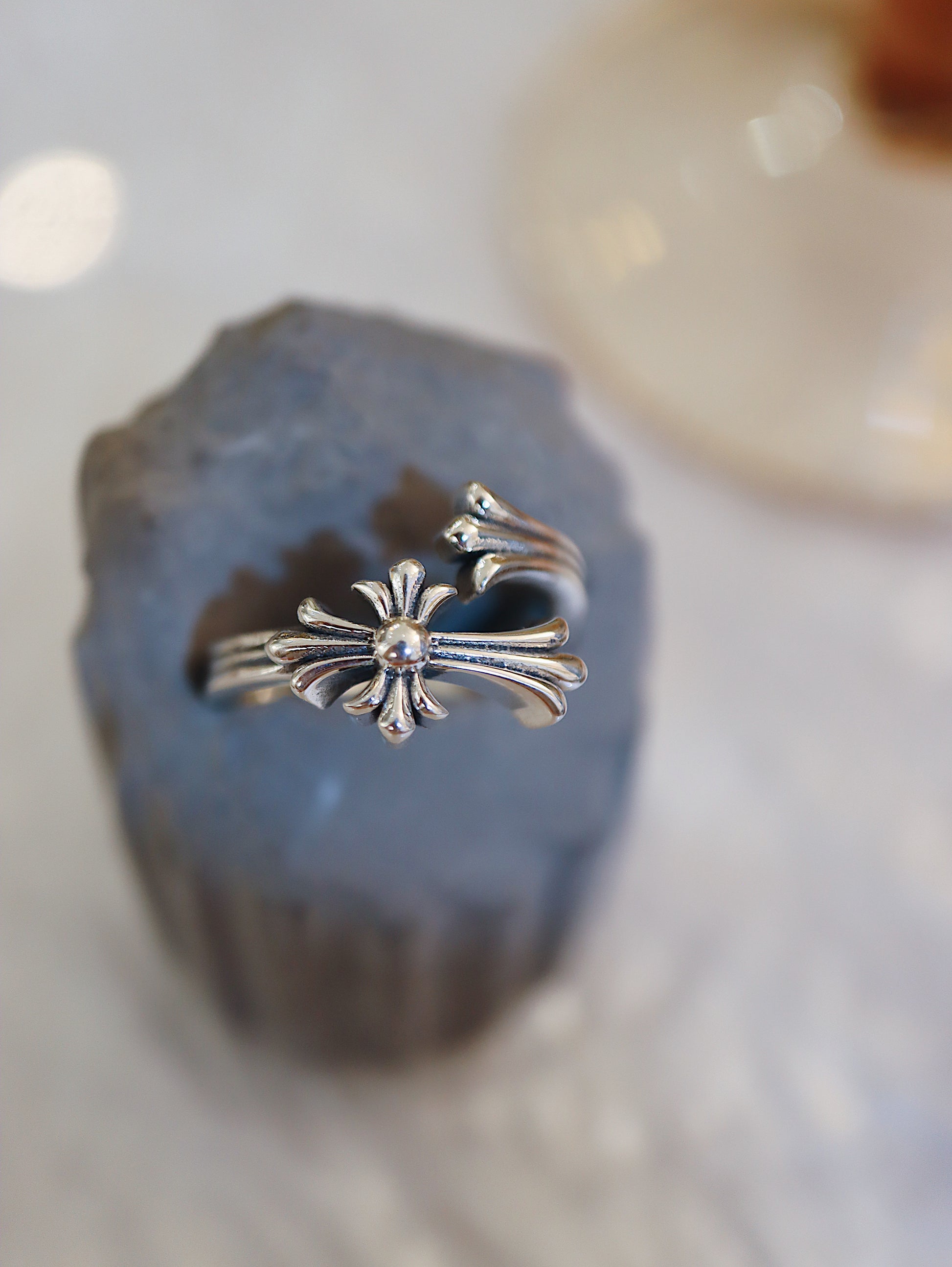 Stellar Bloom Wrap Silver925 Ring