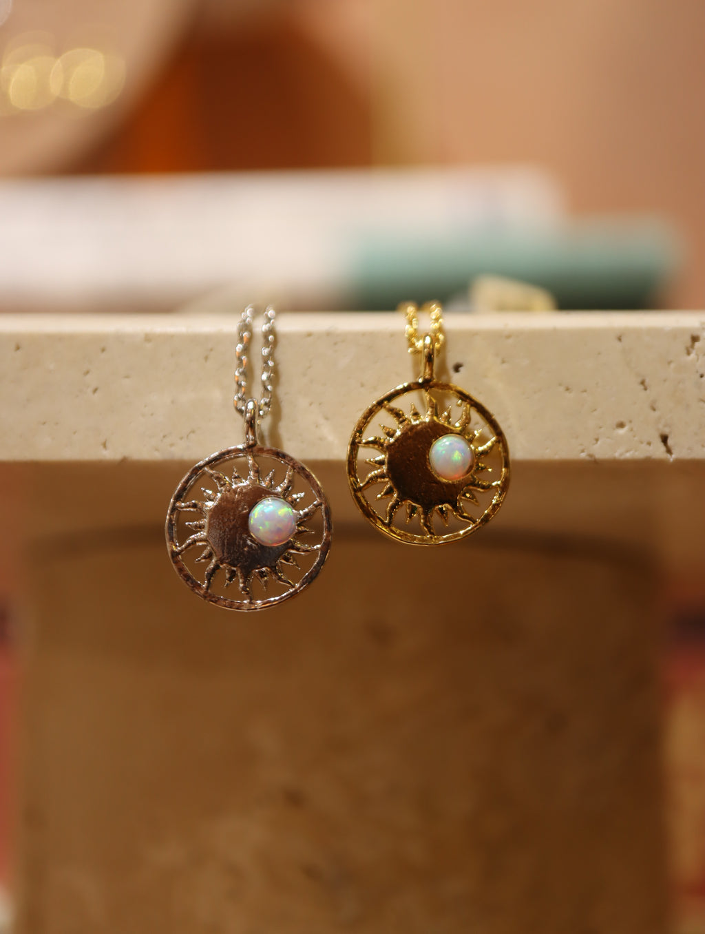 Celestial Eclipse Pendant Necklace