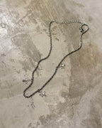 3 petals stainless steel choker necklace